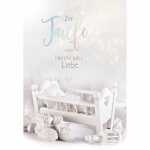 Glückwunschkarte Taufe Wiege 4016723320956