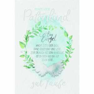 Glückwunschkarte Taufe Patenbrief Junge Kanz