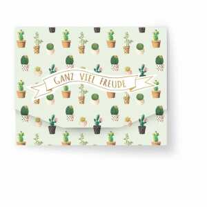 Geldscheinkarte Pflanzen mit Innendruck 3teilig