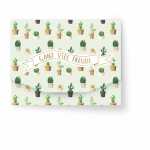 Geldscheinkarte Pflanzen mit Innendruck 3teilig