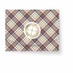 Geldscheinkarte Kleeblatt mit Innendruck 3teilig