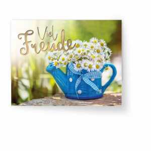 Geldscheinkarte Kanne mit Innendruck 3teilig