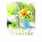 Glückwunschkarte Blumenstrauß 4016723411708