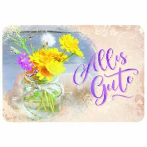 Klappkarte Alles Gute mit aberundeten Ecken 4016723412149