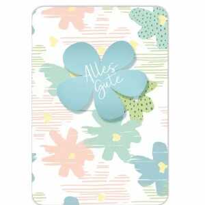 Klappkarte Alles Gute mit aberundeten Ecken 4016723412675