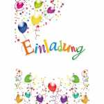Einladugskarten Ballons 5er 4016723414853