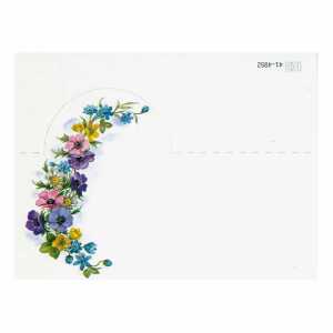 Tischkarten Blumen 6er 4016723418523