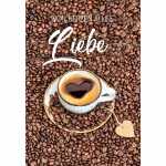 Glückwunschkarte Kaffee von Herzen alles Liebe