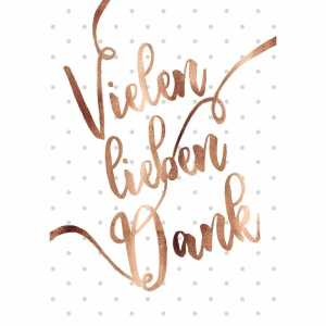 Dankeskarten Vielen lieben Dank