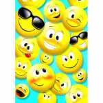 Klappkarte Smileys 4016723456358
