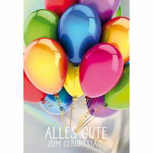 Geburtstagskarte Ballons 4016723457232