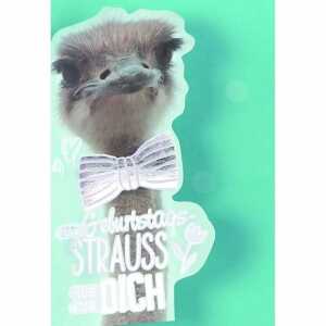 Geburtstagskarte Strauss mit Innendruck