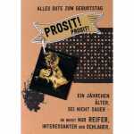 Geburtstagskarte Prosit Katze 4016723503915