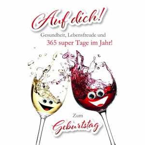 Geburtstagskarte Wein 4016723512511