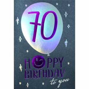 Zahlenkarte 70. Geburtstag Kurt Eulzer 4016723541962