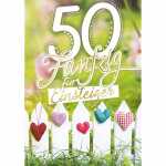Zahlenkarte A4 50. Geburtstag, Innendruck