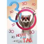 Zahlenkarte 30. Geburtstag Kurt Eulzer 4016723543713