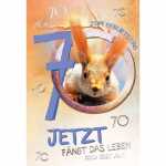 Zahlenkarte 70. Geburtstag Kurt Eulzer 4016723543768