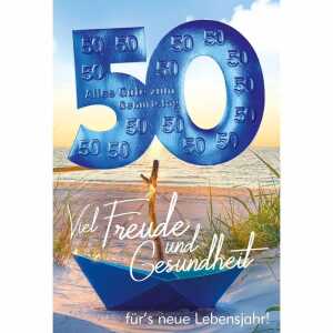 Zahlenkarte 50. Geburtstag Eulzer 4016723543935