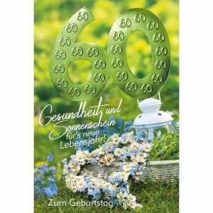 Zahlenkarte 60. Geburtstag Eulzer 4016723543942