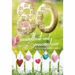 Zahlenkarte 80. Geburtstag Kurt Eulzer 4016723543980