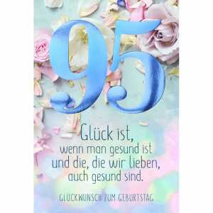Zahlenkarte 95. Geburtstag 4016723580954