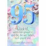 Zahlenkarte 95. Geburtstag 4016723580954