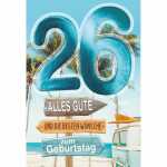 Zahlenkarte 26. Geburtstag 4016723581265