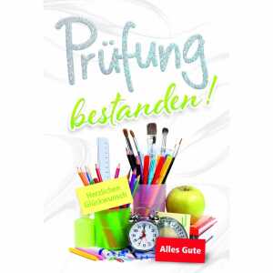 Glückwunschkarte Prüfung 4016723603318