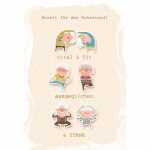 Klappkarte Ruhestand vital&fit