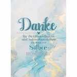 Dankeskarten Silberhochzeit 5er
