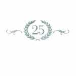 Tischkarten Silberhochzeit 6er 4016723718029