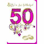 Glückwunschkarte Goldhochzeit 4016723722224