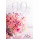 Glückwunschkarte Diamanthochzeit Rosen 4016723730670