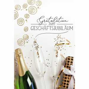 Glückwunschkarte Geschäftsjubiläum