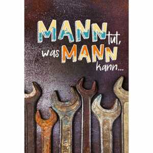 Geburtstagskarte mit Musik Werkzeug, Innendruck