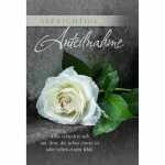 Trauerkarte weiße Rose 4016723810105
