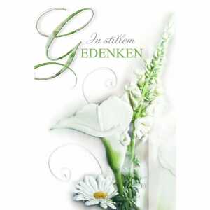 Trauerkarte Blumen 4016723810181