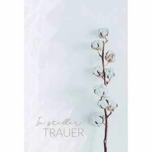 Trauerkarte Blumenzweig 4016723810204