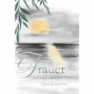 Trauerkarte Wasser 4016723810297