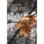 Trauerkarte Blätter Kurt Eulzer 4016723810440