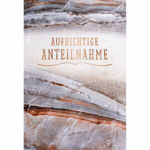 Trauerkarte Marmor 4016723810525