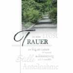 Trauerkarte Treppen 4016723810822