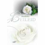 Trauerkarte weiße Rose 4016723811003