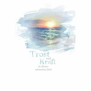 Trauerkarte Blatt 4016723811164