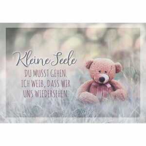 Trauerkarte Teddybär 4016723811522