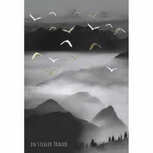 Trauerkarte Vögel 4016723811782