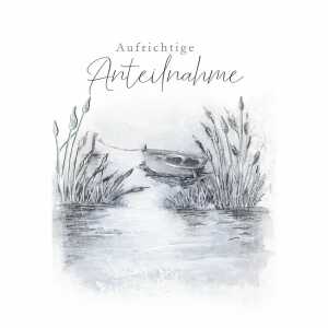 Trauerkarte Boot 4016723811805