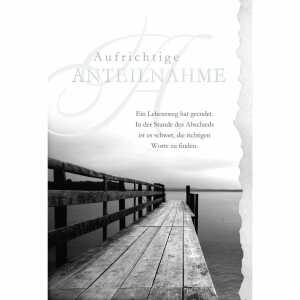 Trauerkarte Bootssteg 4016723811850