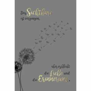 Trauerkarte Pusteblume 4016723811874